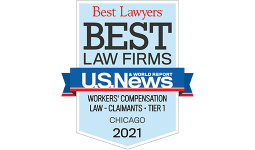 Best Lawyers | Best Law Firms | U.S. News & World Reports | Workers' Compensation Law-Claimants Tier 1 | Chicago | 2021