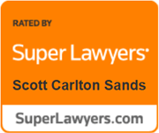 RATED BY Super Lawyers Scott Carlton Sands SuperLawyers.com