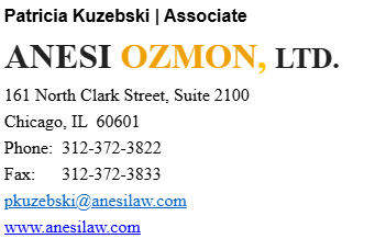 Patricia Kuzebski | Associate ANESI OZMON, LTD.