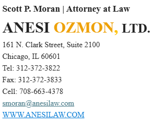 Scott P. Moran | Attorney at Law ANESI OZMON, LTD.